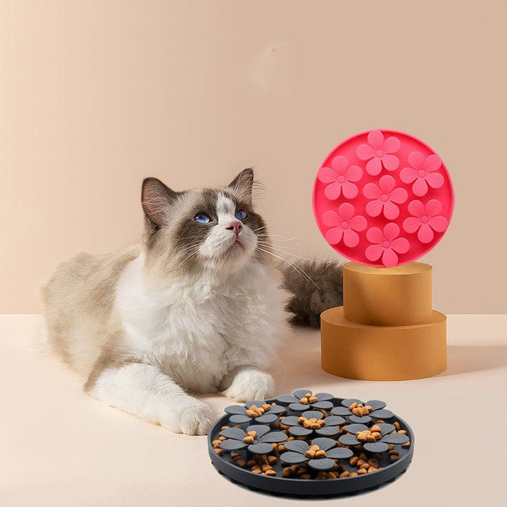 Pet Food Set Slow Food Suction Cup Cat Supplies Licking Sniff Pads - Muhaab