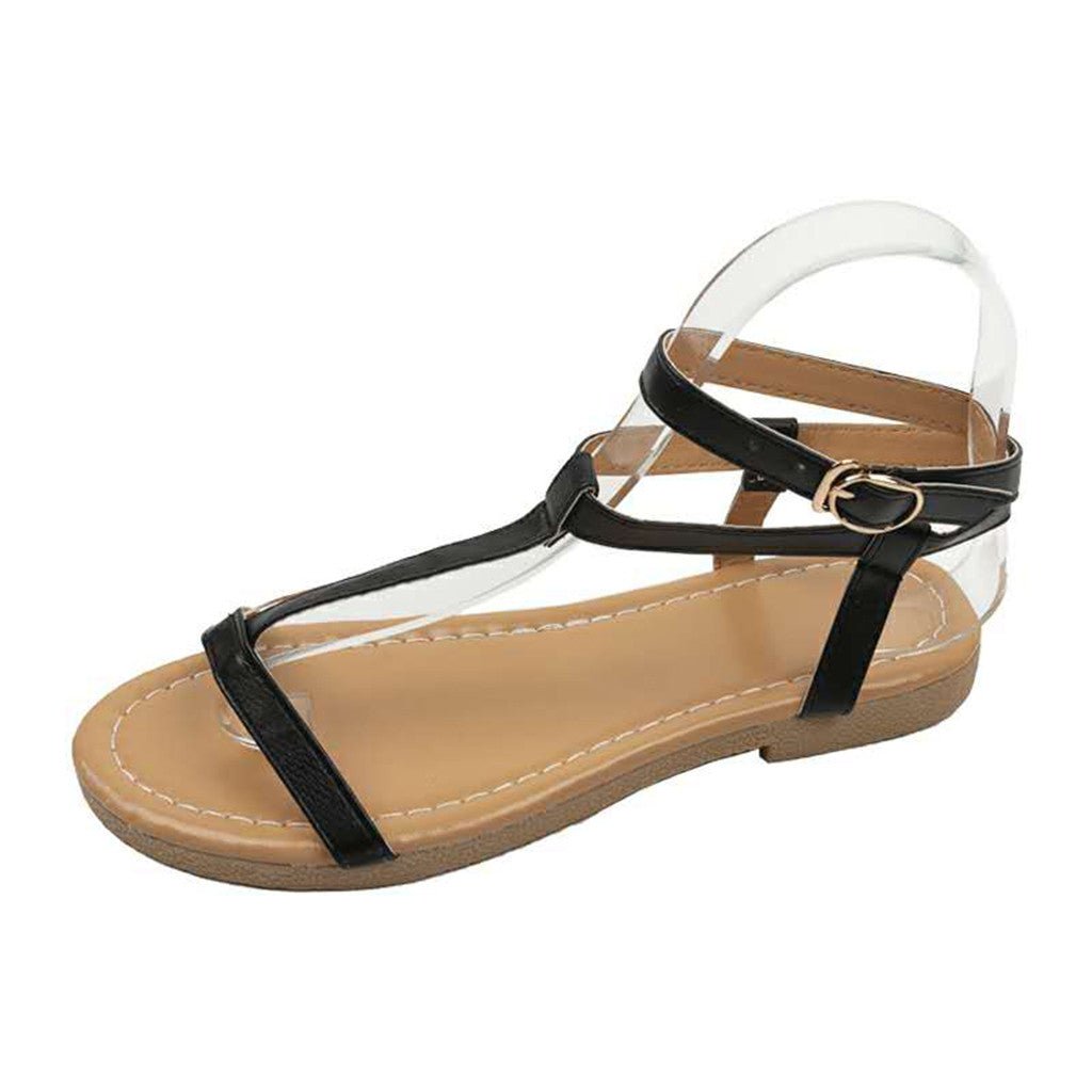 Plus size flat sandals for women - Muhaab