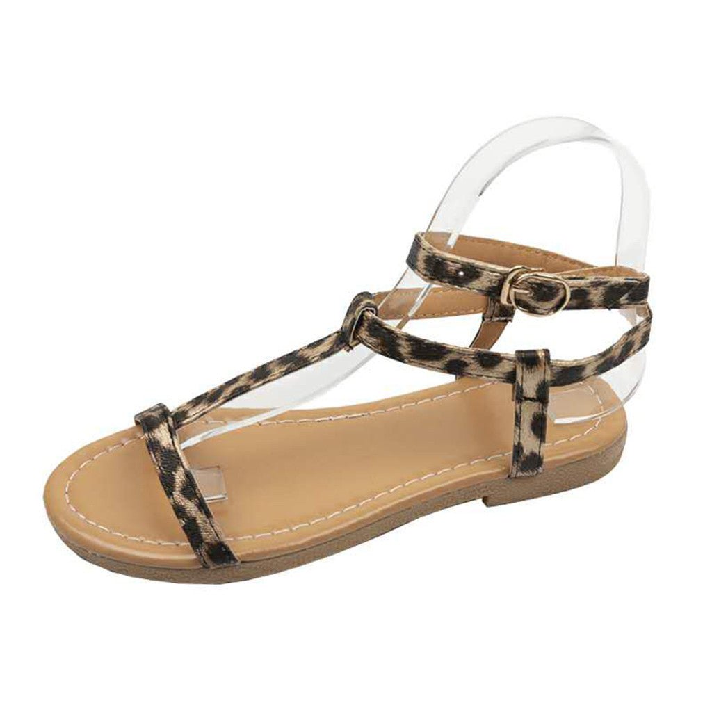 Plus size flat sandals for women - Muhaab