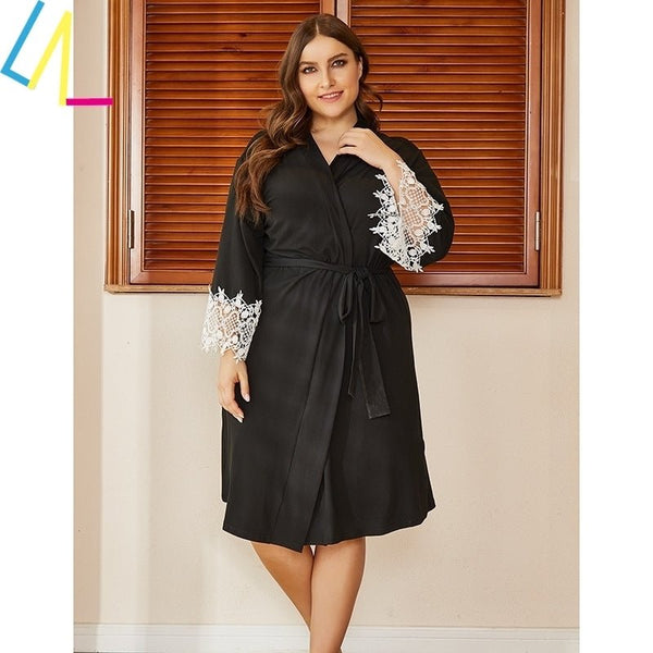 Plus Size Pajamas Women Sleepwear Nightwear Tops Breathable - Muhaab