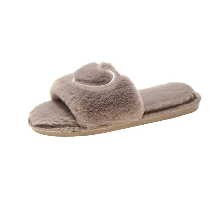 Plush slippers for women - Muhaab