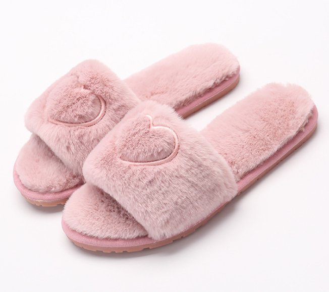 Plush slippers for women - Muhaab