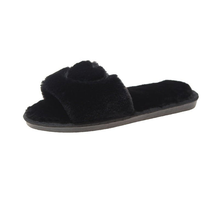 Plush slippers for women - Muhaab