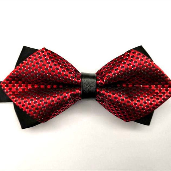 Pointed Double Bow Dress Fashion Bow Tie - Muhaab