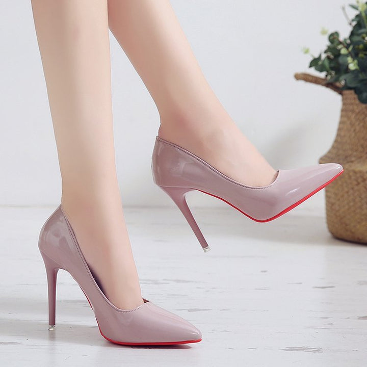 Pointed pumps high heels work shoes - Muhaab