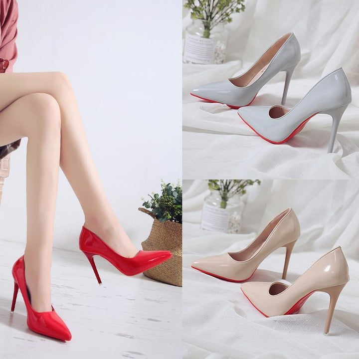 Pointed pumps high heels work shoes - Muhaab