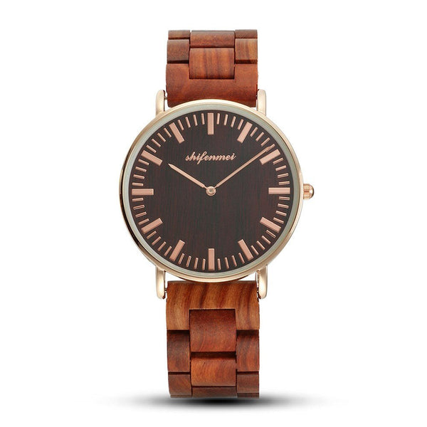 Popular logo wooden watch - Muhaab