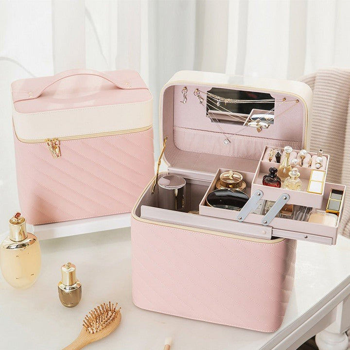 Portable Case Cosmetics And Jewelry Storage Box Nail Beauty Box - Muhaab