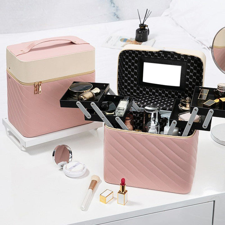 Portable Case Cosmetics And Jewelry Storage Box Nail Beauty Box - Muhaab