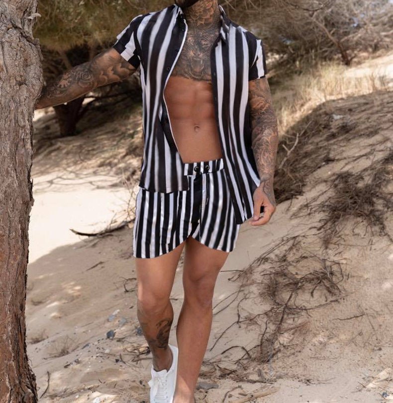 Printed Shirts For Men Printed Short Sleeves For Summer - Muhaab