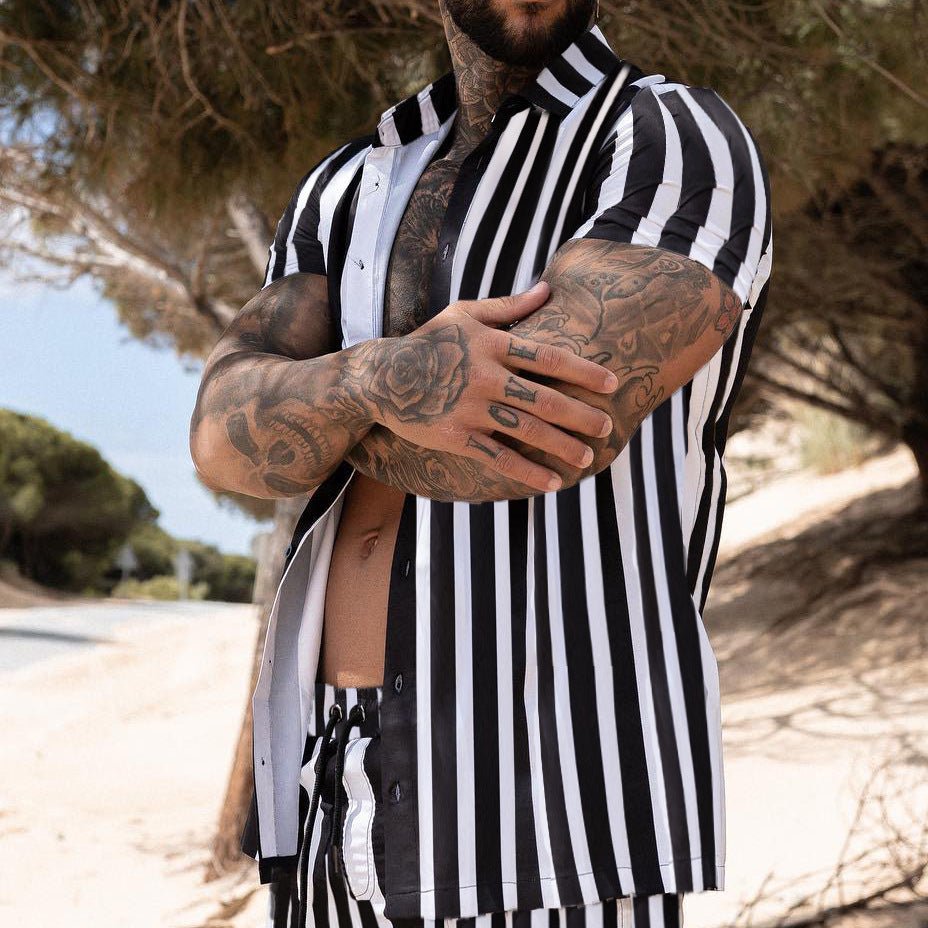 Printed Shirts For Men Printed Short Sleeves For Summer - Muhaab