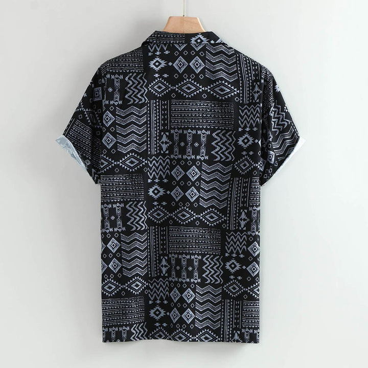 Printed slim shirt for men - Muhaab