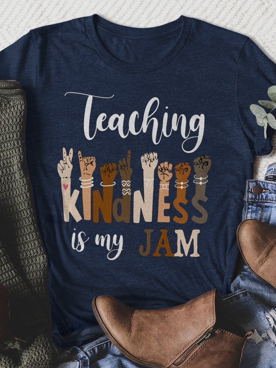 Printed Street Short Sleeve Sports T-shirt For Women - Muhaab