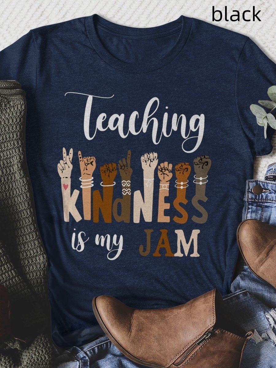 Printed Street Short Sleeve Sports T-shirt For Women - Muhaab