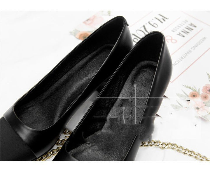 Professional Hotel Working Soft And Versatile Black Work Shoes - Muhaab