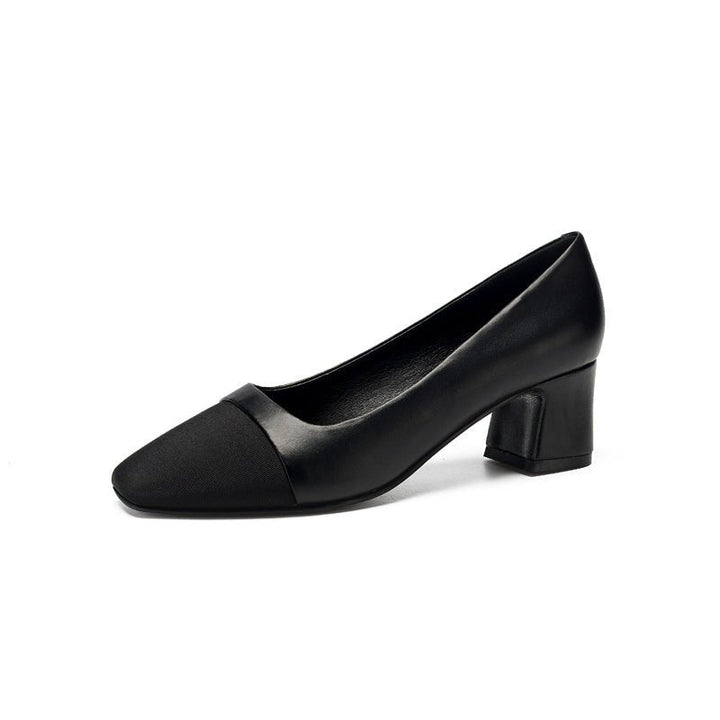 Professional Hotel Working Soft And Versatile Black Work Shoes - Muhaab