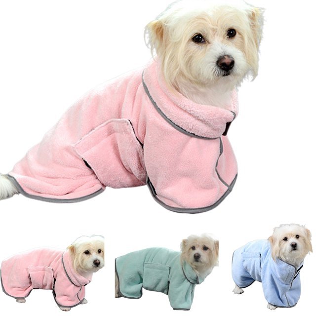 Quick-drying Pet Absorbent Towel Dog Bathrobe Pet Dog Bath Towel For Dogs Cats Microfiber Absorbent Pet Drying Towel Pet Supplies Pet Products - Muhaab