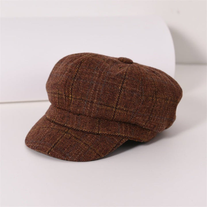 Retro Artistic Octagonal Cap Men And Women Couple - Muhaab
