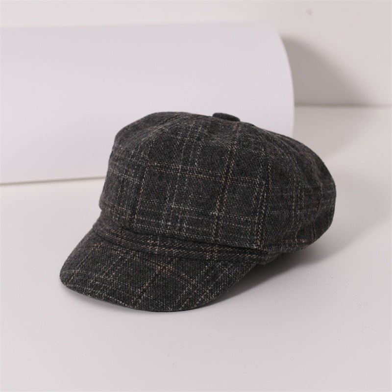 Retro Artistic Octagonal Cap Men And Women Couple - Muhaab