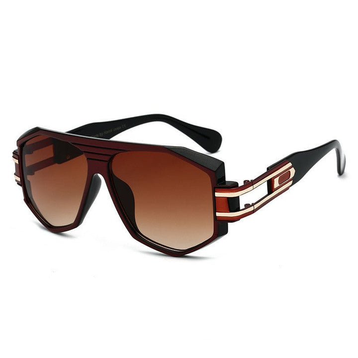 Retro Big Frame Sunglasses Men - Muhaab