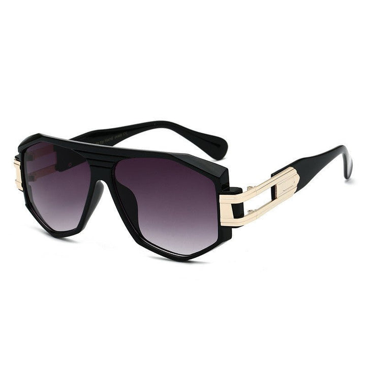 Retro Big Frame Sunglasses Men - Muhaab