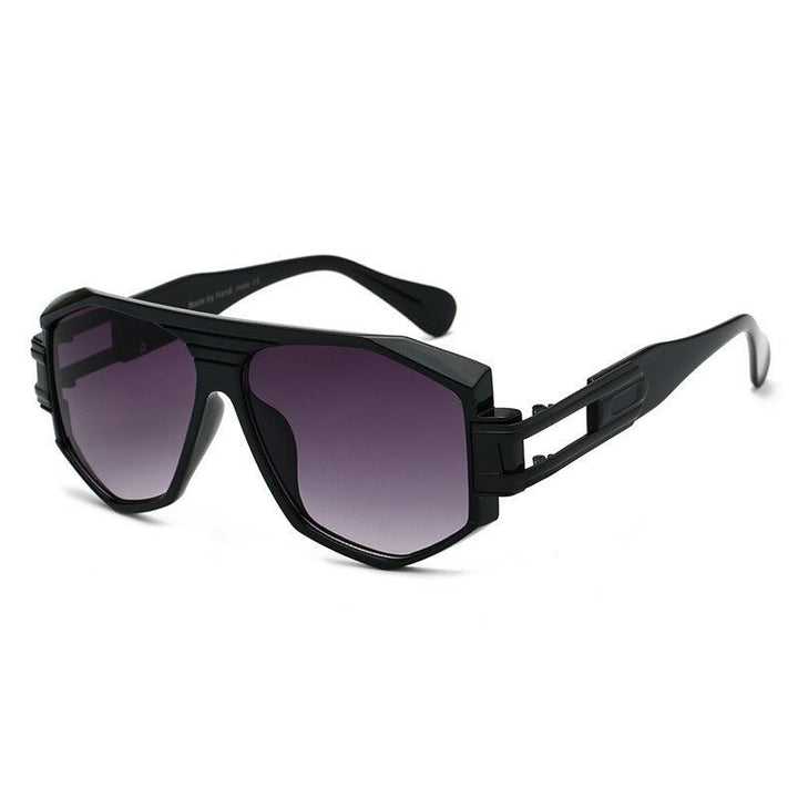 Retro Big Frame Sunglasses Men - Muhaab