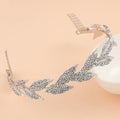Retro Leaf Crown Jewelry Bride Hairband - Muhaab