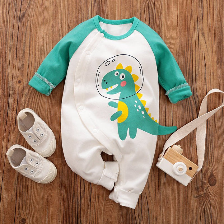 Rompers Cartoon Cute Male Baby Boy Clothes For Newborn Overalls - Muhaab