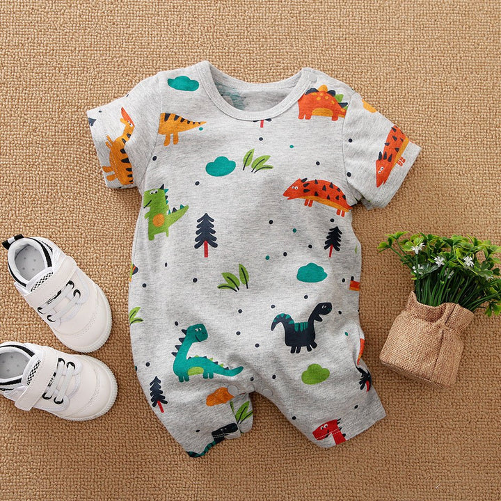 Rompers Cartoon Cute Male Baby Boy Clothes For Newborn Overalls - Muhaab