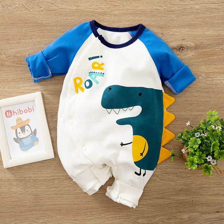 Rompers Cartoon Cute Male Baby Boy Clothes For Newborn Overalls - Muhaab