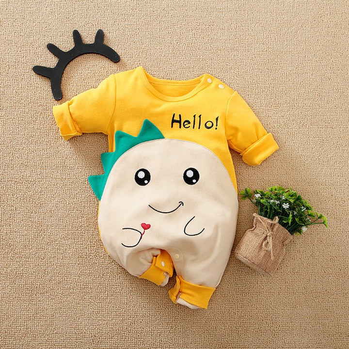 Rompers Cartoon Cute Male Baby Boy Clothes For Newborn Overalls - Muhaab