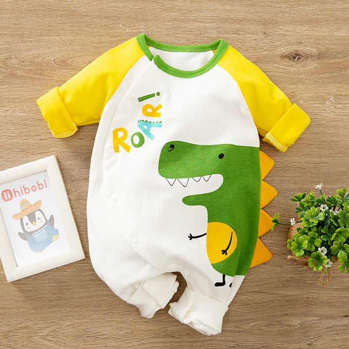 Rompers Cartoon Cute Male Baby Boy Clothes For Newborn Overalls - Muhaab