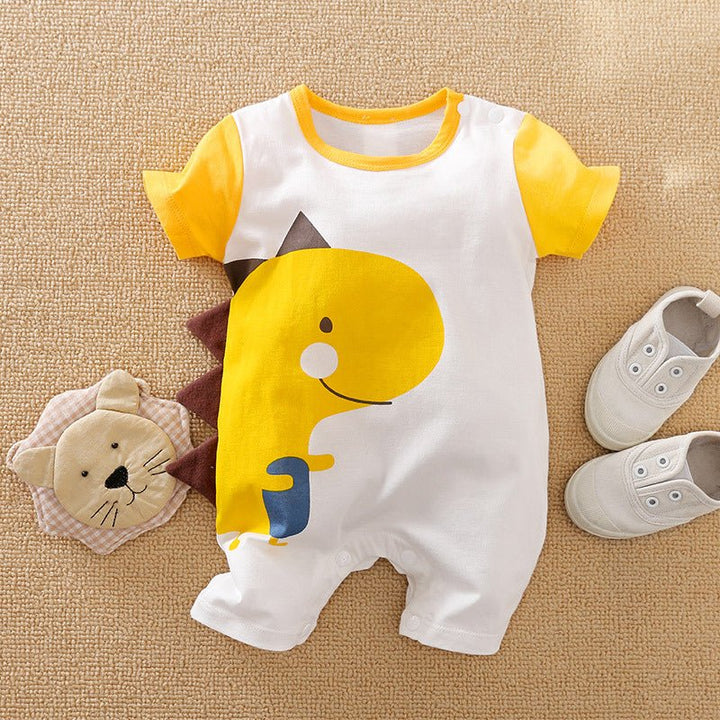 Rompers Cartoon Cute Male Baby Boy Clothes For Newborn Overalls - Muhaab