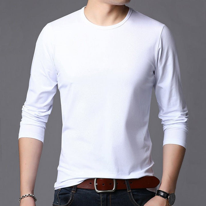 Round Neck Long-sleeved T-shirt Men's Summer Men - Muhaab