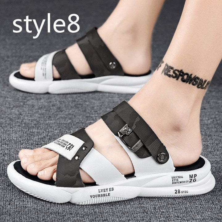 Sandals Beach Sandals Leisure Deodorant Driving Trend Outside Slippers - Muhaab