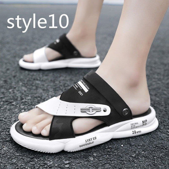 Sandals Beach Sandals Leisure Deodorant Driving Trend Outside Slippers - Muhaab