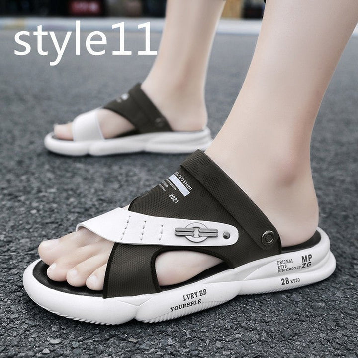 Sandals Beach Sandals Leisure Deodorant Driving Trend Outside Slippers - Muhaab