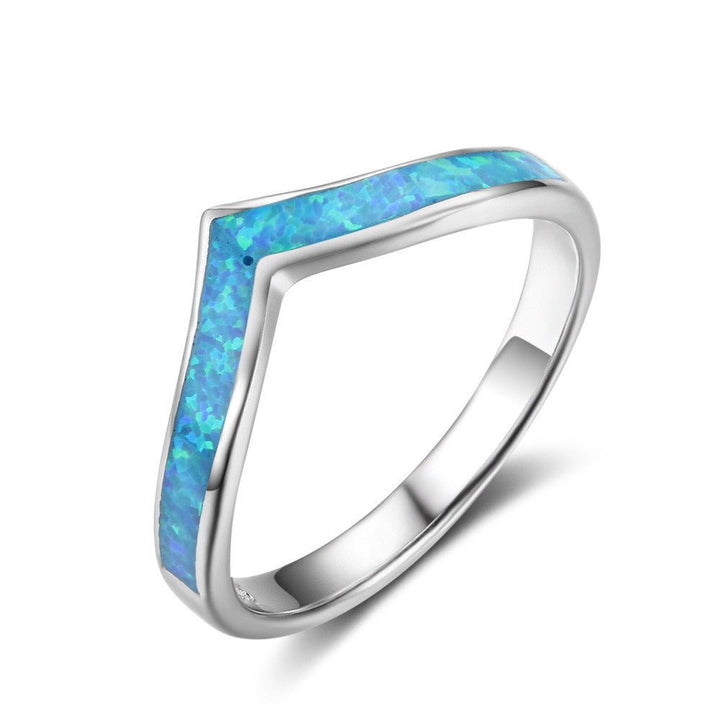 Sapphire s925 sterling silver birthday geometric jewelry - Muhaab