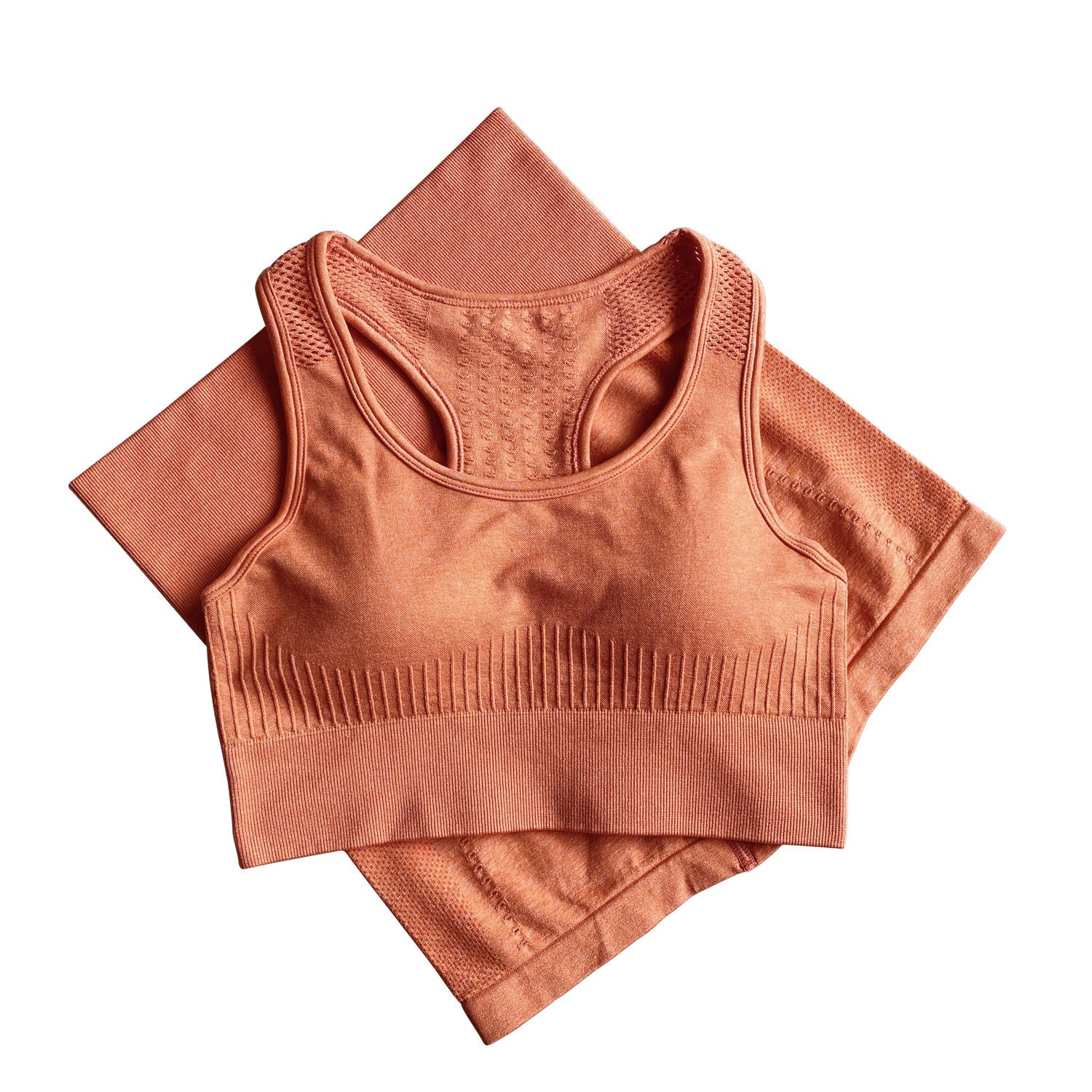 Seamless Women Activewear Sports Fitness Gym Yoga Bra Biker Shorts Sets 2 Piece Women Short Set - Muhaab