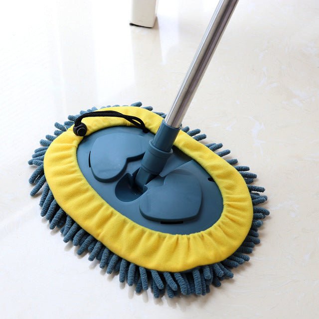 Self-Twisting Mop Bathroom Tile Chenille Mop - Muhaab