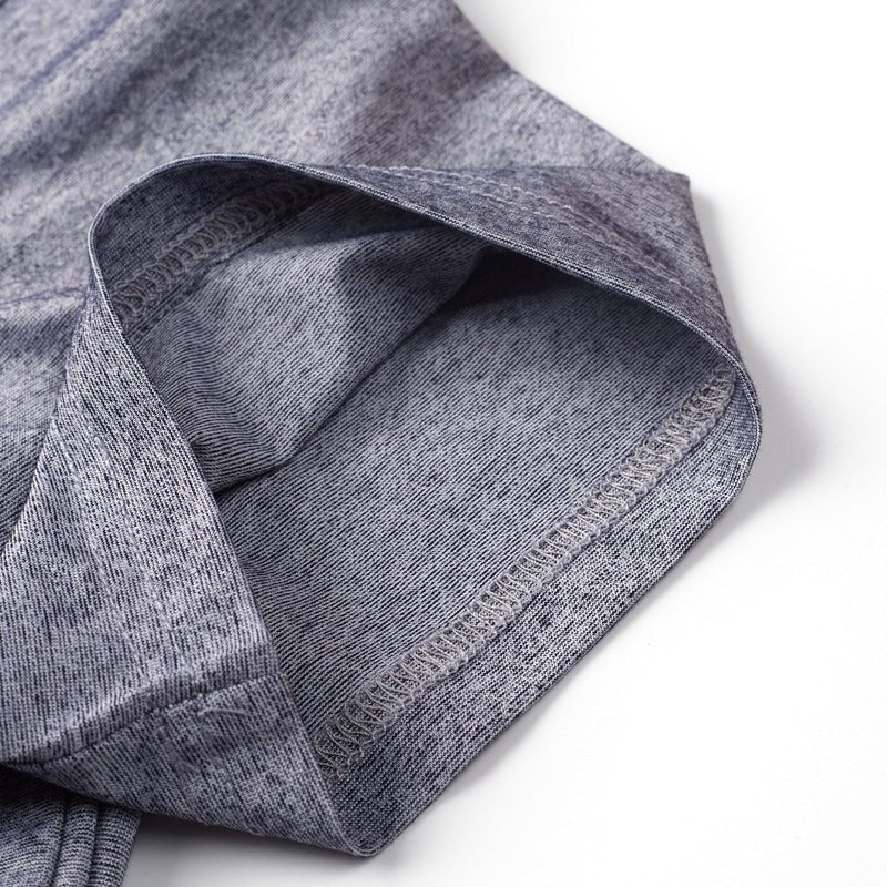 Short-sleeved Solid Color T-shirt Polo Shirt T-shirt - Muhaab