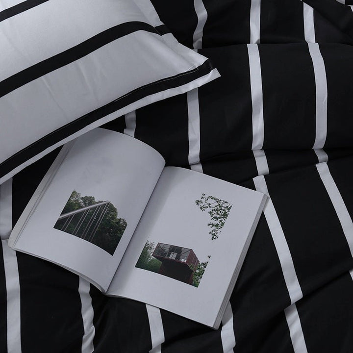 Simple card ventilation three-piece bedding - Muhaab