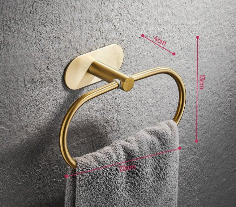 Single Bar Towel Rack Bathroom Hook Bathroom Pendant - Muhaab