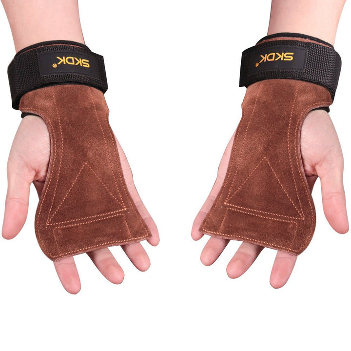 SKDK Hand Grips Gymnastics Gloves Grips Anti-Skid Gym Fitness Gloves Weight Lifting - Muhaab