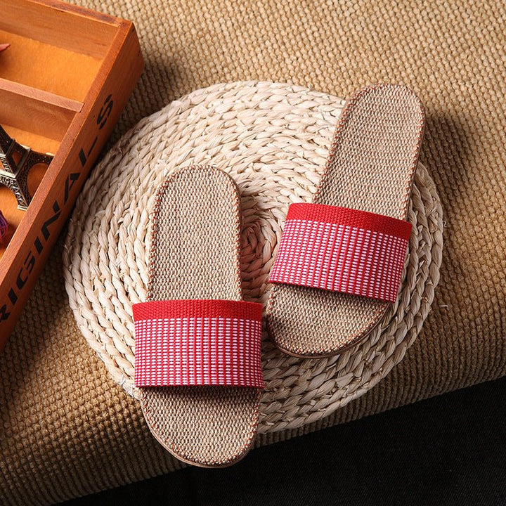 Slippers women summer home slippers couple slippers - Muhaab