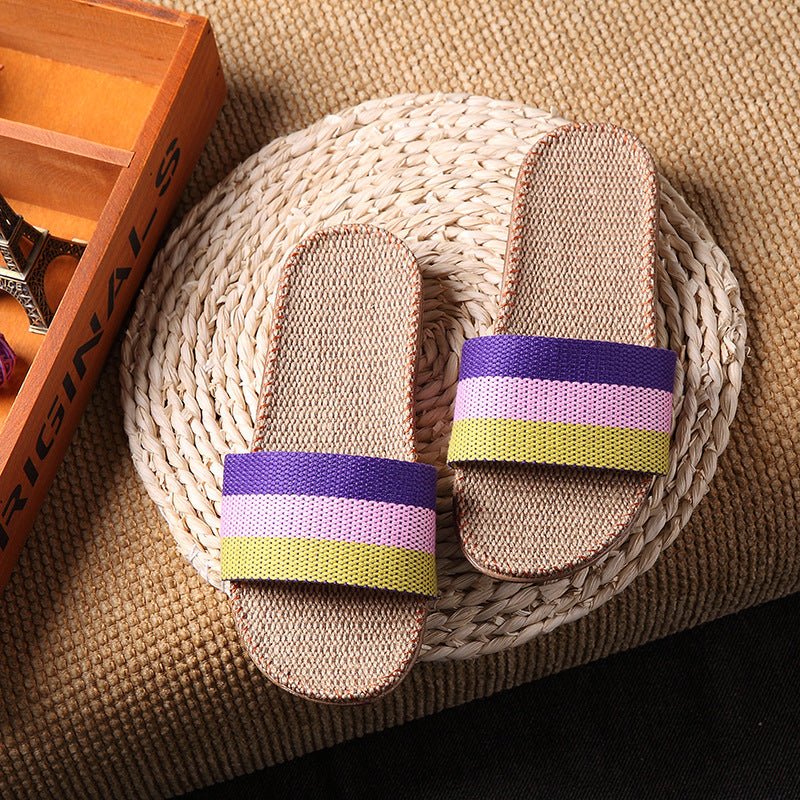 Slippers women summer home slippers couple slippers - Muhaab