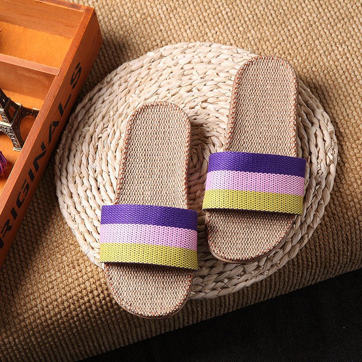 Slippers women summer home slippers couple slippers - Muhaab