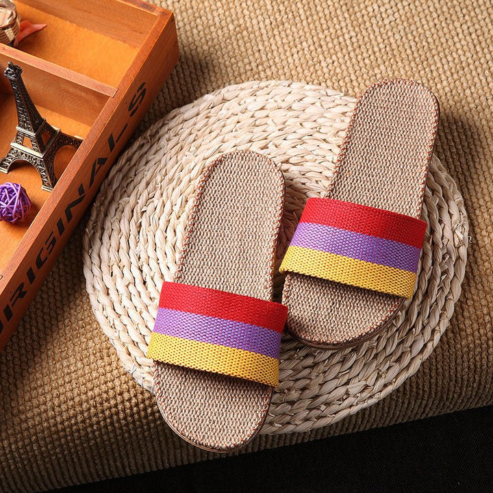 Slippers women summer home slippers couple slippers - Muhaab