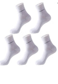 Socks Solid Color Socks Men's Mid-tube Bamboo Fiber Socks Men - Muhaab