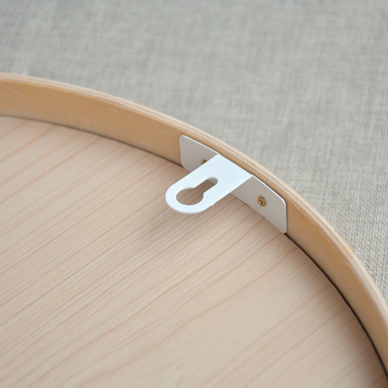 Solid Wood Bathroom Log Wall Hanging Bedroom Bathroom Mirror - Muhaab